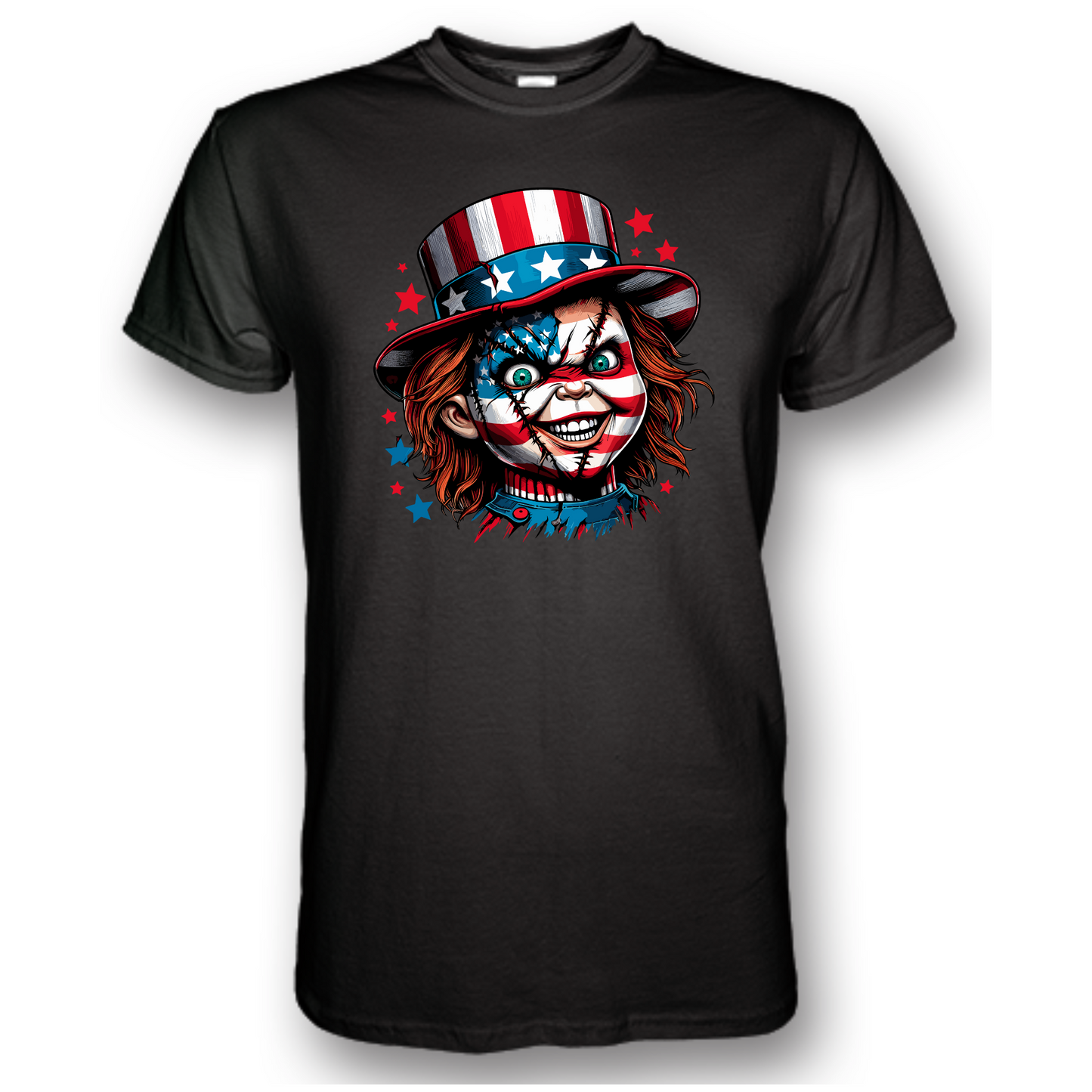Chucky 4th of July - Black Tee