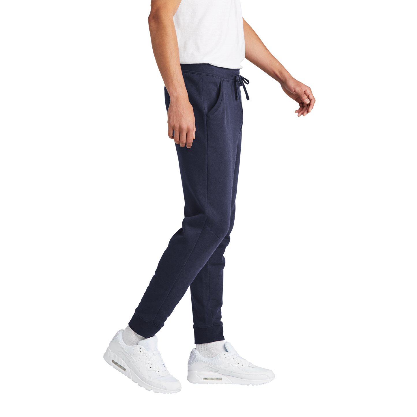 Be Bold Brand Classic True Navy Fleece Embroidered Joggers