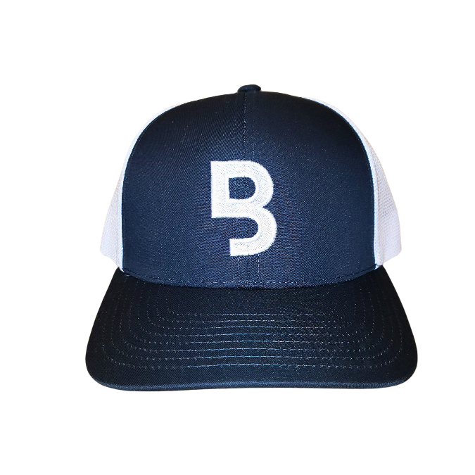 Classic B Logo Navy/White/Navy Snapback