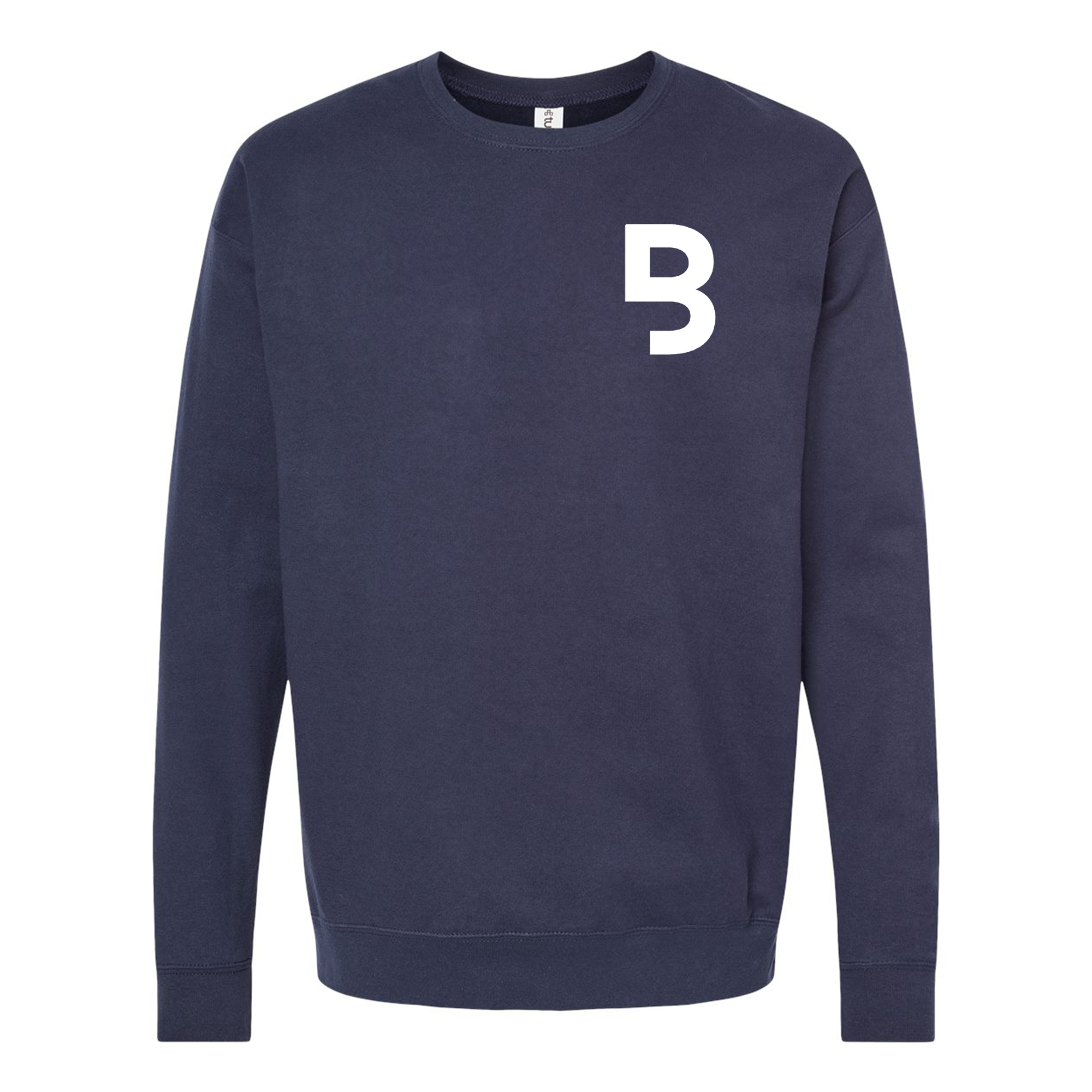 Embroidered B Crewneck
