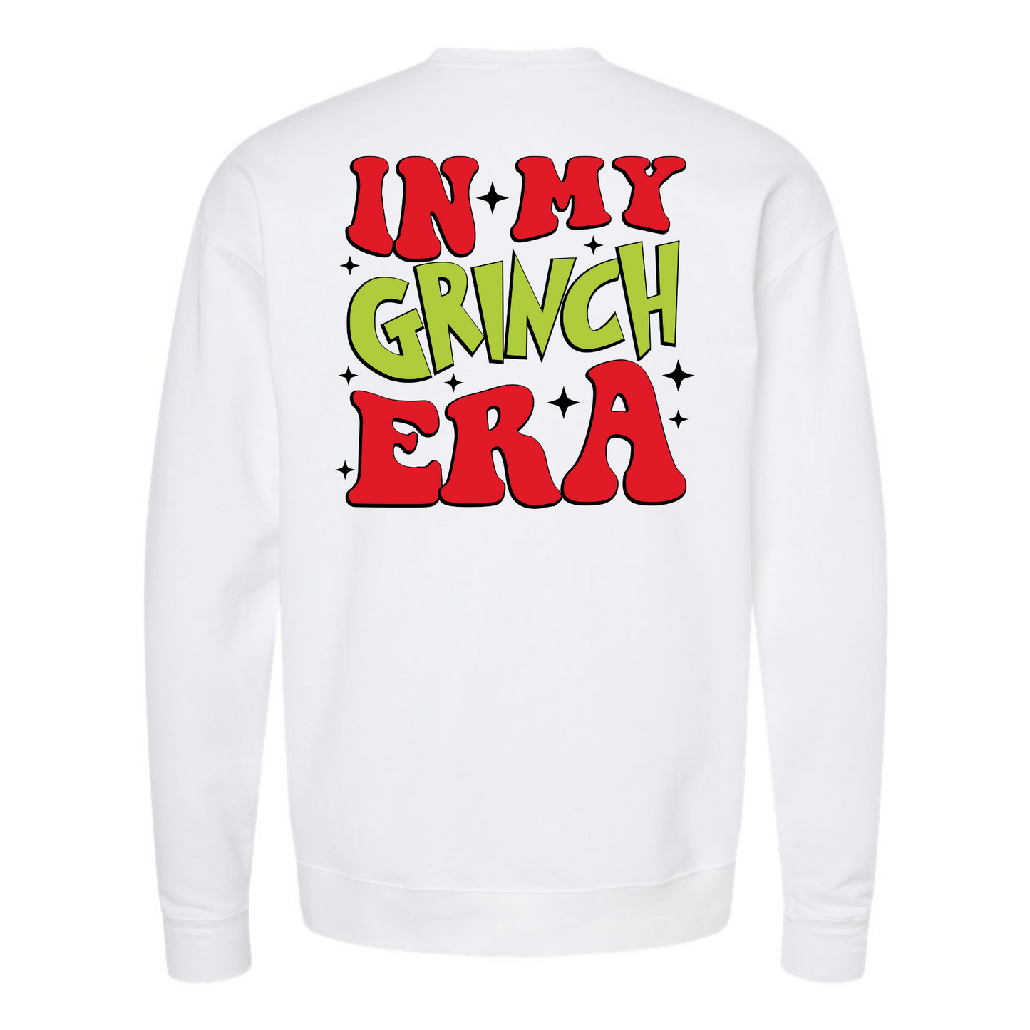 In My Grinch Era White Crewneck