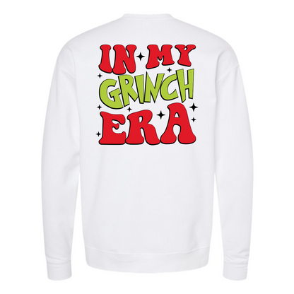 In My Grinch Era White Crewneck