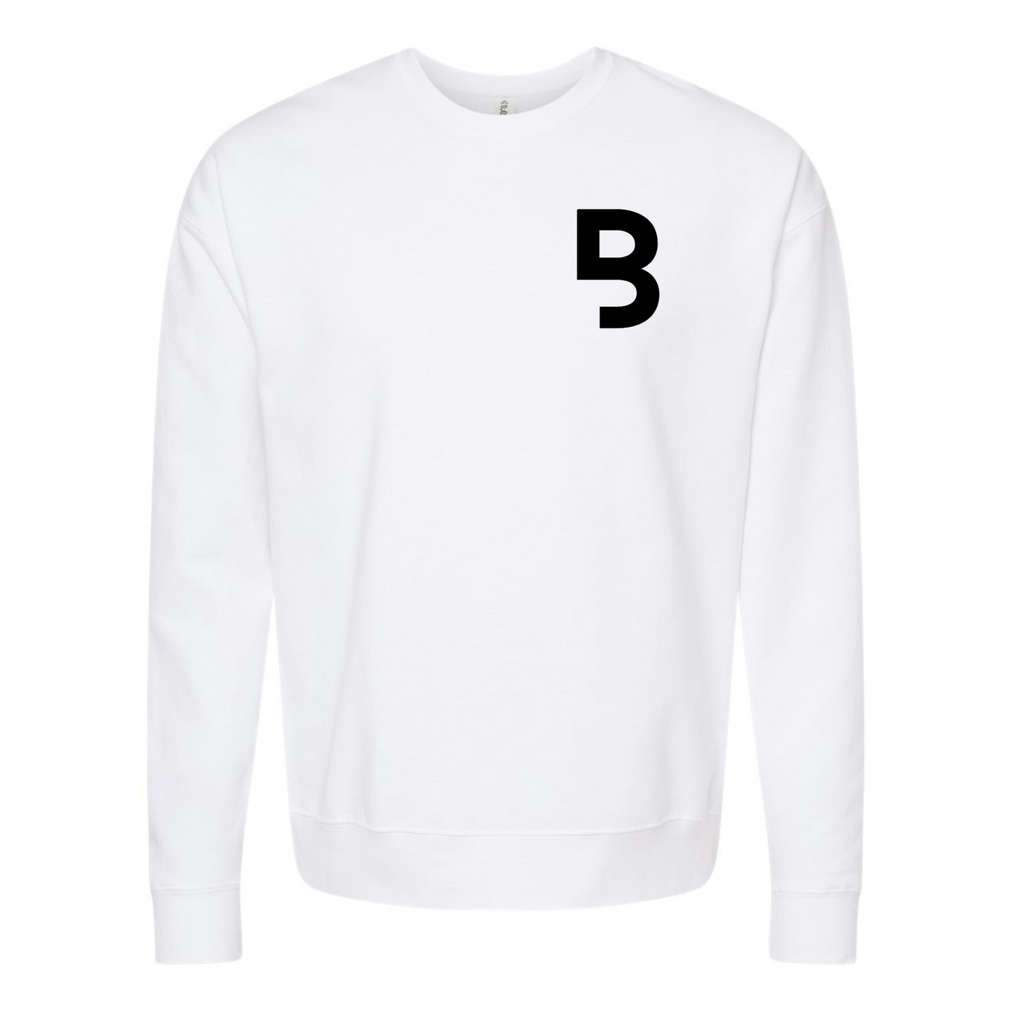 Embroidered B Crewneck