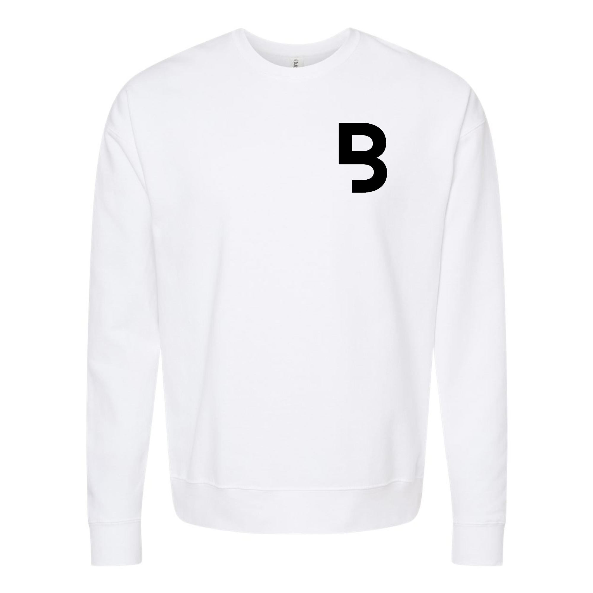 Embroidered B Crewneck