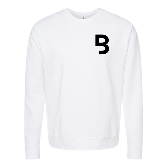 Embroidered B Crewneck