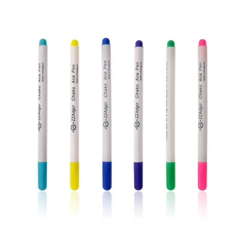 Erasable Fabric Marker Pen – Disappearing Ink Pen for Sewing & Tailoring