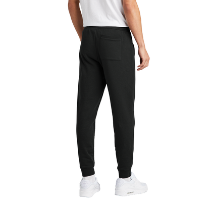 Be Bold Brand Classic True Black Fleece Embroidered Joggers