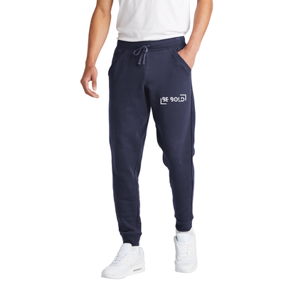 Be Bold Brand Classic True Navy Fleece Embroidered Joggers
