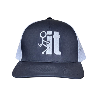 F**k It Black/White Snap Back w/ White Embroidery