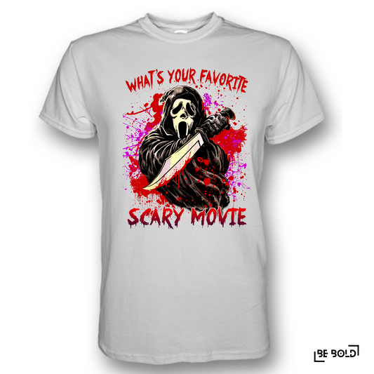 What's Your Favorite Scary Movie? White T-Shirt
